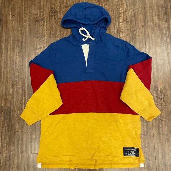 Abercrombie Rugby style Hoodie - Picture 1 of 4